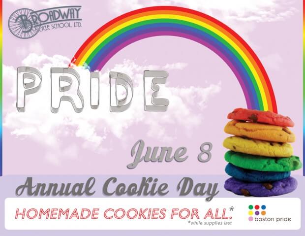 Broadway Pride Cookie Day is June 8th